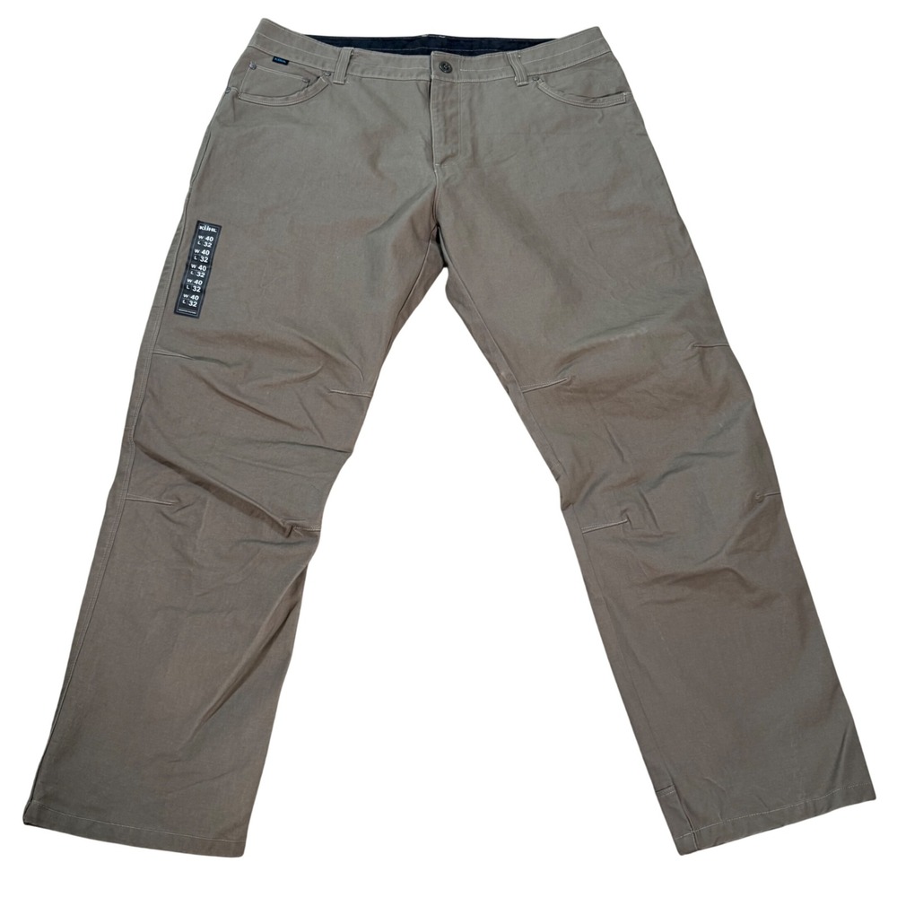 Kuhl Rydr Men's 40x32 Khaki Brown Vintage Patina Dye Hiking Work Pants 5016